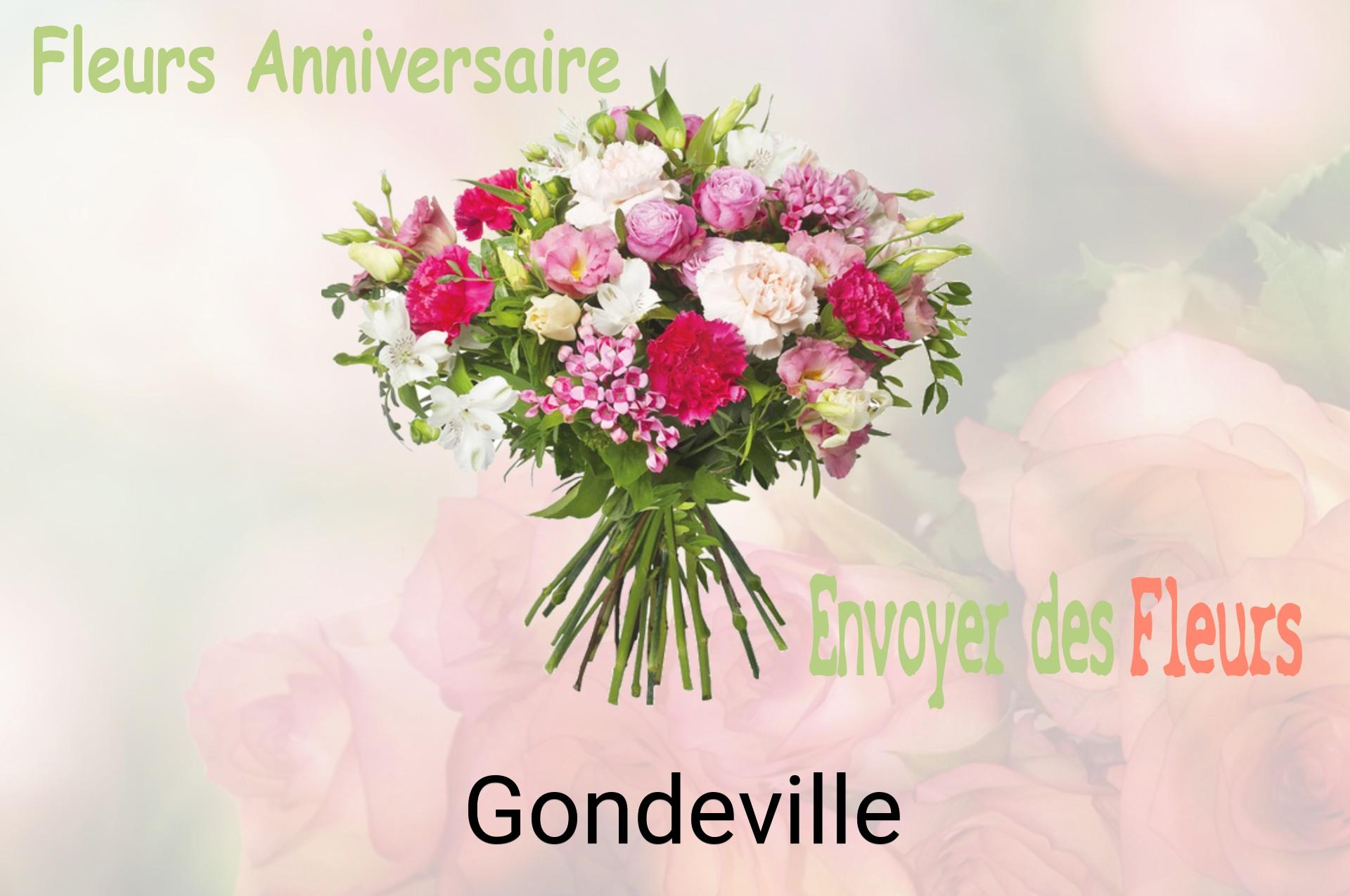 Bouquet de fleurs d’anniversaire livré à Gondeville
